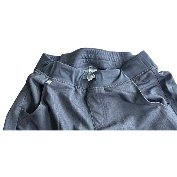 FIGS Women Zamora Jogger Scrub Pants Sz Small Graphite Gray Drawstring Uniform - Picture 6 of 8